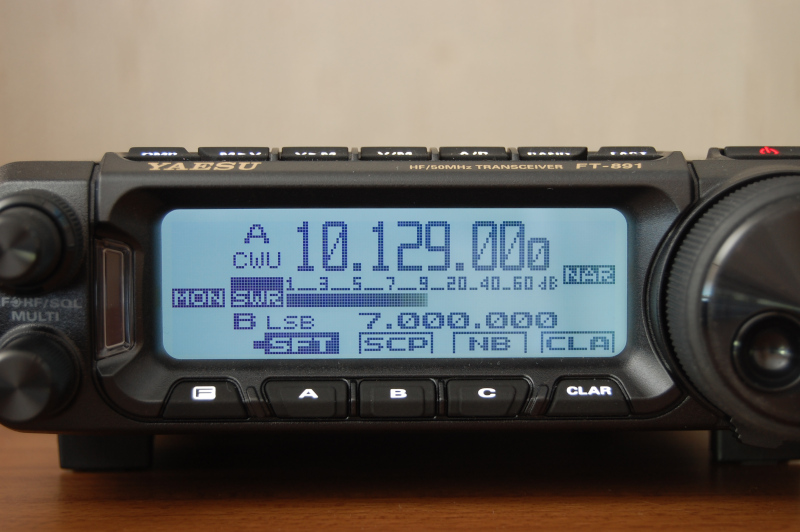FT-891 Frequency Display